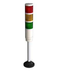 Q Light Three Stack Tower Light With Buzzer-TWB-230-3
