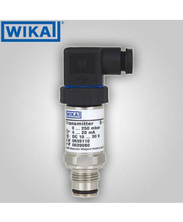 Wika Pressure Transmitter With Electrical Connection Flying Lead 1.5 Mtrs,IP-67 0-2.5 Bar 4-20 mA-2 Wire-S-11