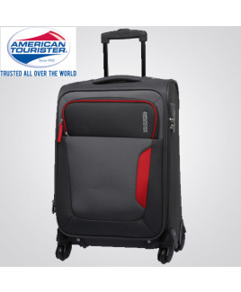 American Tourister 66 cm Beirut Stone Gray Soft Luggage Spinner-87S-002