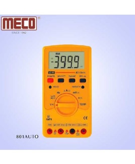 Meco 3¾ Digit 3999 Count Auto/Manual Ranging Digital Multimeter-801 AUTO