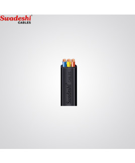 Swadeshi 6 mm²  3 Core Flat Cable (Pack of 100 m)