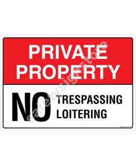 3M Converter 210X297mm Property & Security Signs-PS313-A4V