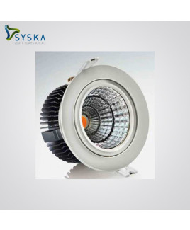 Syska 4W 3000K LED Downlight White Ring Light-SSK-LNTH-201K1