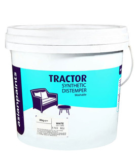 Asian Paints Tractor Synthetic Distemper-White-1 Kg.