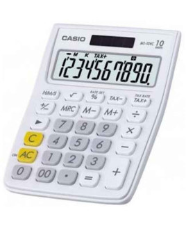 CASIO Mini Desk Calculator-MS-10 VC-WE