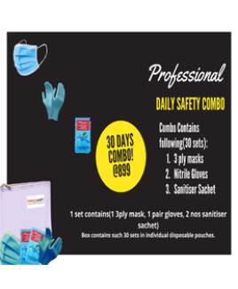 Professional Daily Safety Combo(Pack Of 2)