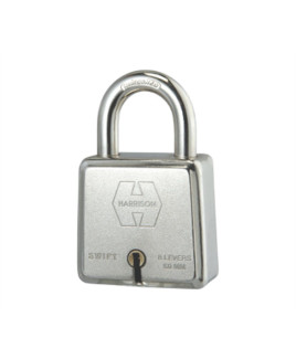 Harrison Steel Square Padlock With Matt Finish Clinched Joint-7L-60 mm
