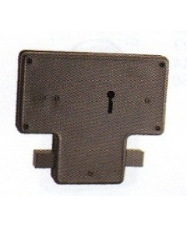 Harrison Iron Rolling Center Shutter Lock-4L-170x155x25 mm