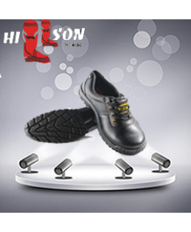 Hillson Size-9 PVC Moulded Safety Shoe-Beston