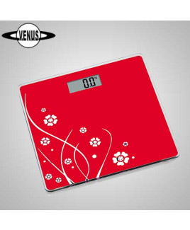 VENUS Red Electronic Digital Body Weight Weighing Scale Eps-2001