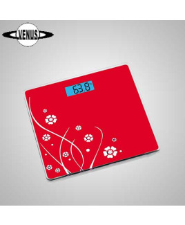 VENUS Red Electronic Digital Body Weight Weighing Scale Eps-6399