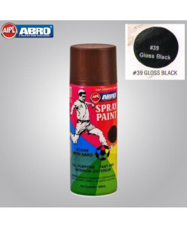 Abro Black Spray Paint-Pack Of 12
