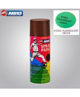 Abro Fluorescent Green Spray Paint-Pack Of 12