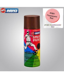 Abro Fluorescent Red Spray Paint-Pack Of 12