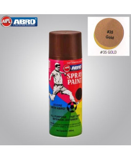 Abro Gold Spray Paint-Pack Of 12