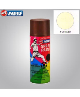 Abro Ivory Spray Paint-Pack Of 12