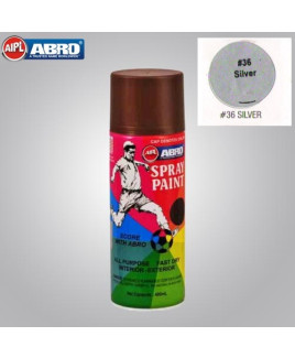 Abro Sliver Spray Paint-Pack Of 12