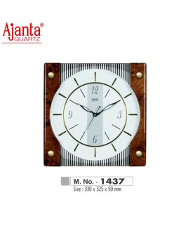 Ajanta 330X325X50mm Sweep Clock-1437