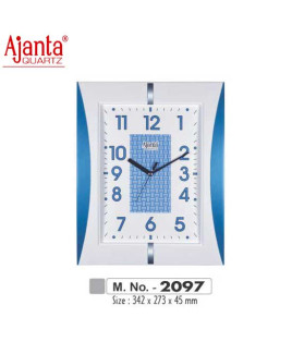 Ajanta 342X273X45mm Fancy & Plain Clock-2097