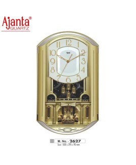 Ajanta 500X295X90mm Musical Pendulam Clock-2627