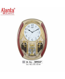 Ajanta 463X342X85mm Musical Pendulam Clock-2927