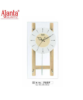 Ajanta 597X242X90mm Wooden  Pendulum  Clock-7527