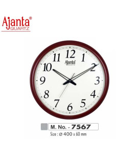 Ajanta 400X60mm Wooden Office Clock-7567
