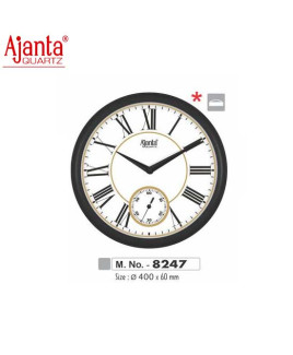 Ajanta 400X60mm Wooden Office Clock-8247