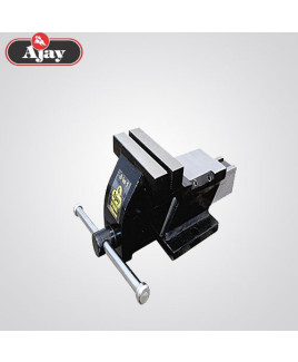 Ajay 4 inch All Steel Fixed Base Fabricated Bench Vice-A-194