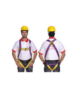 Alko Plus Full Body Harness: For Basic Fall Arrest (Class -A)(with APS 151 Single Rope 1.8 mtr.)-APS-451 (Pack Of 20)