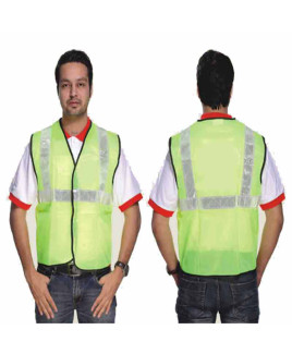 Alko Plus Reflective Jackets with 2" 
Micro Prismitic & Glass Beaditape-APS-502 (Pack Of 300)