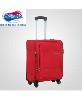 American Tourister 55 cm Malta Bay Red Soft Luggage Spinner-37W-001