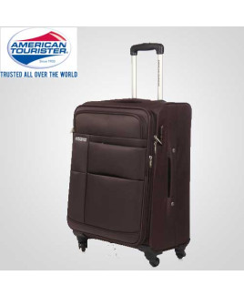 American Tourister 55 cm Speed Black Soft Luggage Spinner-88X-001