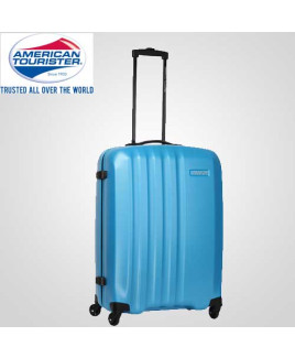 American Tourister 69 cm Stream Alfa Plus Blue Hard Luggage Spinner-16W-002