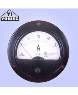 Yokins 755 uA-20A Moving Coil Analog Panel Ammeter-MO 80