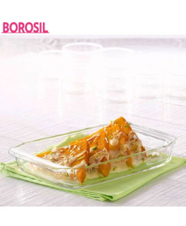 Borosil 0.7 Ltr Rectangular Dish-IW22DH3850T