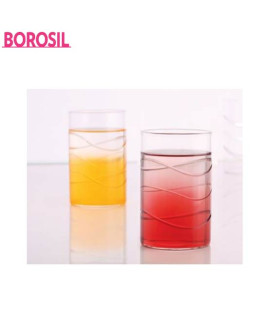 Borosil 295 ml Wave Cut Glass-Medium-BVVIBWVM295
