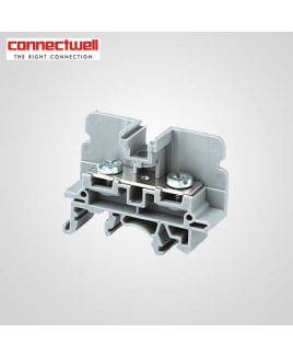 Connectwell 16 Sq. mm Stud Type Grey Terminal Block-CBS5U