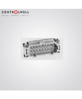 Controlwell Multipole Industrial Connectors,Screw Terminal Type Male Inserts For Rectangular Enclosures-W06MT/16B6