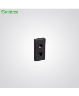 Crabtree Athena 6A 2 Pin Shuttered Socket (Pack of-20)-ACAKSXG062