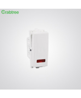 Crabtree Verona 25A 1 Way Switch with Indicator (Pack of 20)-ACVSXIW251