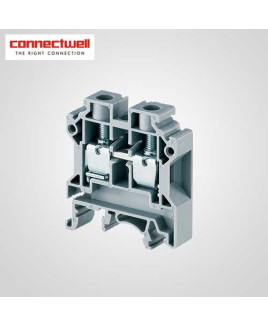 Connectwell 10 Sq. mm Standard Feed Through Yellow Terminal Block-CTS10UBK