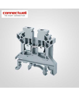 Connectwell 2.5 Sq. mm Feed Through Grey Terminal Block-CTS2.5UN