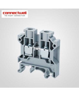 Connectwell 6 Sq. mm Standard Feed Through Red Terminal Block-CTS6UR