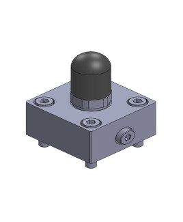 Polyhydron 25 mm Cover with Stroke Limiter and Pilot to Open-CVC25T10