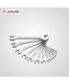 Jhalani Double Ended Open Jaw Spanner Set- 12/10