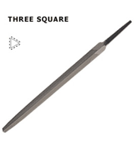 JK 300 mm Three Square Files-2nd Cut