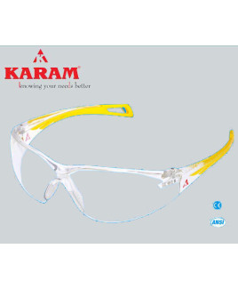 Karam Smart Choice white Safety Goggle-ES 013