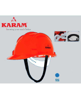 Karam Nap Type Red Safety Helmet-PN 501