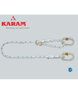 Karam Work Positioning Lanyard with Ring -PN 241